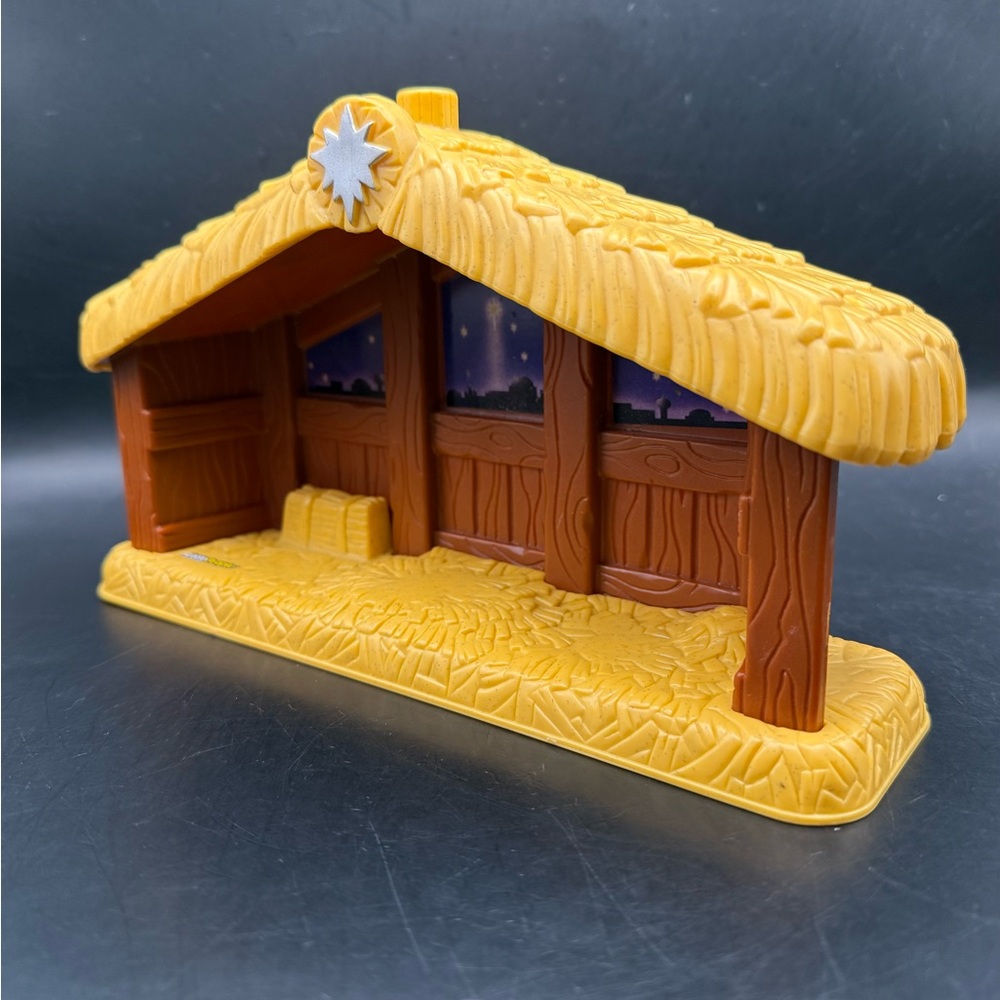 2002 Fisher Price Little People Nativity Stable Replacement Christmas Barn - Picture 3 of 11